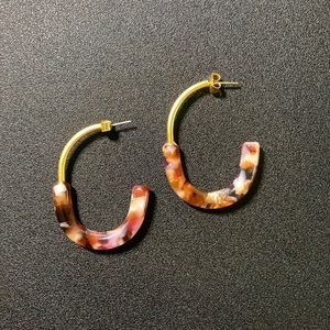 Madewell Semi Hoop earrings